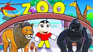 ROBLOX SHINCHAN RESCUED ENDANGERED ANIMALS in ROBLOX CHOP [upl. by Valentin]