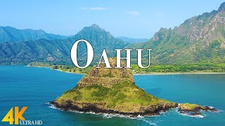 Oahu Hawaii 4K Ultra HD • Stunning Footage Oahu Scenic Relaxation Film with Calming Music [upl. by Elrem]