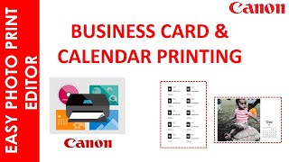 BUSINESS CARD  CALENDAR PTINT  EASY PHOTO PRINT [upl. by Eniarrol980]