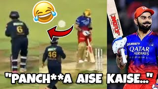 quotPanchoa Aise Kaisequot Virat Kohli STUMP MIC Viral Video 😂  RCB vs GT match Highlights News Today [upl. by Heinrich]