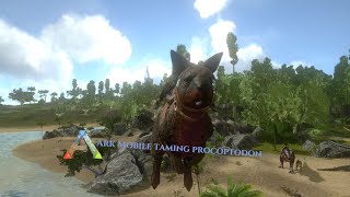 Ark survival mobile  Trapping amp Taming Procoptodon [upl. by Zawde]