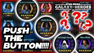 He Wont Upgrade These Characters Plus 152 G12s Roster Mania in Star Wars Galaxy of Heroes [upl. by Allana]