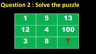 Top 5 Math Puzzle  Week 3  Solve in 10 seconds mathpuzzle [upl. by Akimyt843]