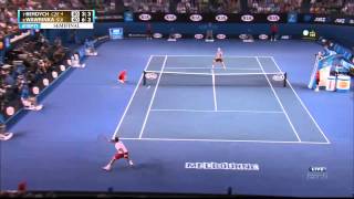 wawrinka vs Berdych aus open 2014 [upl. by Ayote]