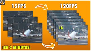 Cómo AUMENTAR los FPS de un VIDEO con IA fácil y sin programas [upl. by Nikolaos]