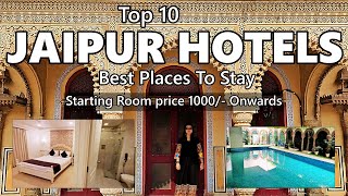 Jaipur Hotel  Best Places to Stay  Jaipur  Top 10 Best Budget Low Price Luxury hotels in Jaipur [upl. by Darej]