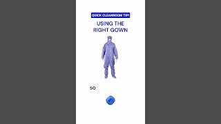 Using the right gown in a pharma cleanroom  Quick Tip No1  pharmacleanroom [upl. by Orfield822]