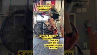 Assault Bike CrossFit Workout  5 x 3 minute rounds 1min rest [upl. by Keegan]