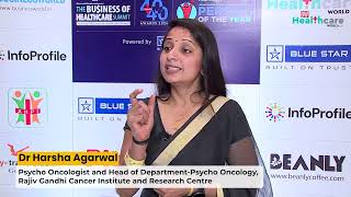 Dr Harsha Agarwal Psycho Oncologist and Head Of Department PsychoOncology RGCIRC [upl. by Rramahs61]