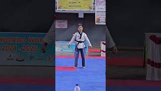 Poomsae 6 jang Poomsae taekwondo poomsaearunachal india taekwondokyorugi Poomsaekorea viral [upl. by Aleron]