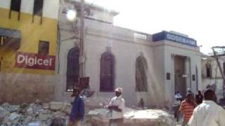 Haiti Earthquake Sogebank Rue des Miracles [upl. by Langston]