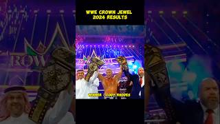 Every Crown Jewel 2024 Winners [upl. by Araiek]