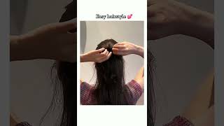 Easy hairstyles with claw clip 🎀 hairstyleclawcliphairstylebeautifulyuotubeshortsviralshorts [upl. by Nnalorac]