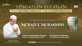 KAJIAN HIKAMAH  KITAB MIRAJUL MUMININ  GURU MUHAMMAD RIJANI  4 NOVEMBER 2024 [upl. by Georglana260]