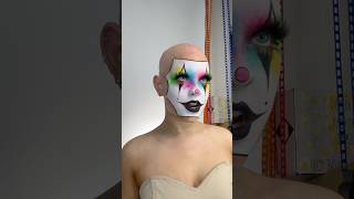 How to do a transition for a CRAZY NEON CLOWN MAKEUP LOOK [upl. by Islaen]