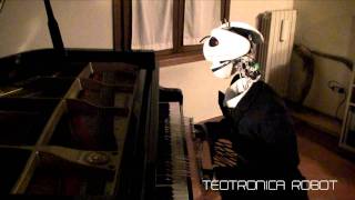 Robot playing Piano Mozart [upl. by Khalin252]