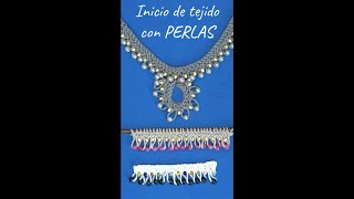 Inicio de tejido con PERLAS 🔮  a Dos Agujas SHORTS [upl. by Fiden]