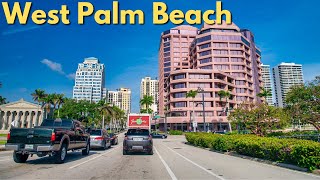 West Palm Beach Florida  Driving Through West Palm Beach Florida 4k UHD [upl. by Perrie363]