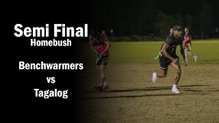 Semi Final Mixed  Benchwarmers vs Tagalog  Homebush Tuesday Oztag Div 1 [upl. by Siseneg]