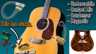 What is the BEST Acoustic Pickup  The Ultimate Shootout [upl. by Aliehs]