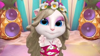 Angela Cat Part 2 Angela Stickers Kids Fun Baby Games Games For Kids Angela Dancing [upl. by Kaiulani]