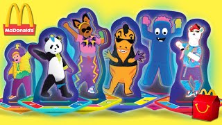 JUST DANCE MCDONALDS HAPPY MEAL COLLECTIBLES ARE HERE PAPER TOYS FOR APRIL 2024 [upl. by Martguerita]