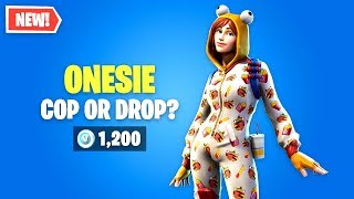 Fortnite ONESIE Skin Worth it Cop or Drop [upl. by Quentin]