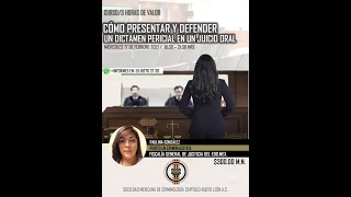 Como presentar y defender un dictamen pericial en un juicio oral [upl. by Asiled]