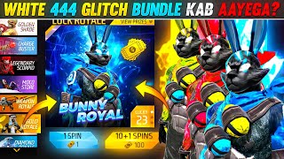 WHITE 444 KA GLITCH BUNDLE GOLD ME AAYEGA 😱 CLAIM￼ BLACK BUNNY BUNDLE  FREE FIRE 🔥 [upl. by Publea766]