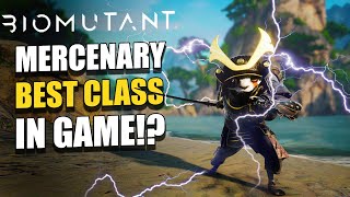 BIOMUTANT  MERCENARY MELEE META BUILD  MERCENARY CLASS GUIDE amp ALL PERKS Hybrid Melee  Psi Powers [upl. by Alhan996]