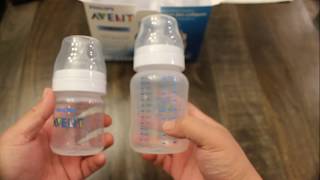 Unboxing Philips Avent 9oz Anticolic baby bottle [upl. by Sivi]