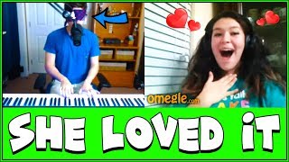 When a Blindfolded Pianist Goes on Omegle [upl. by Dutchman]