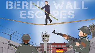 Weirdest Attempts to Cross the Berlin Wall 19611989 [upl. by Crispin]