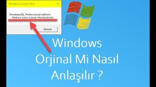 Windows 10 orjinal mi  orjinal değil mi  Nasıl anlaşılır [upl. by Nitniuq]