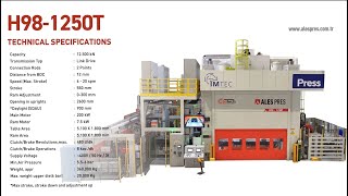 1250 Tons Link Motion Press and Transfer System [upl. by Geer]