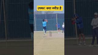 Kartik tyagi fast bowling practice video [upl. by Nocam]