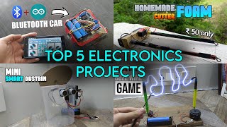 Top 5 electronics projects to make  Electronics with Adwait [upl. by Zack601]