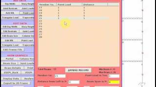 2D FRAME ANALYSIS  SOFTWARE FOR STRUCTURAL ANALYSIS [upl. by Nnayrb]