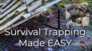 SURVIVAL TRAPPING Made easy with the PDF4 Trap trigger with Dave Canterbury [upl. by Elder]