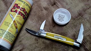 GREAT EASTERN CUTLERY GEC 620324 – CARBON STEEL  SMOOTH ROTTEN  BANANA BONE [upl. by Niuq]