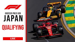 Großer Preis von Japan Qualifikation  Formel 1 Live Watchparty [upl. by Kele386]