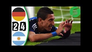 Germany vs Argentina 24  Highlights amp Goals  03 Sept 2014  Petra Metzger [upl. by Yras]