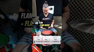 FLAM ACCENT  drums drumrudiments [upl. by Yoko]