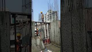 Ply board slab shuttering workconstruction school [upl. by Nilknarf]