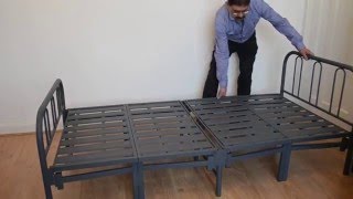 Presenting the Texas Contract Metal Folding Bed [upl. by Aldon]