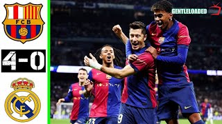 Real Madrid vs FC Barcelona 04 All Goals Extended Highlights  La Liga 2024 [upl. by Inalawi]