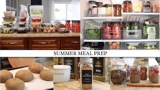 SUMMER MEAL PREP  WHOLE FOOD INGREDIENTS [upl. by Shelbi]