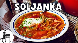 Soljanka Rezept  DDR Eintopf  Die Frau am Grill [upl. by Valenza]