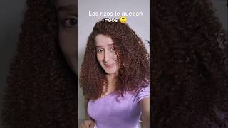 ME DIJERON QUE MI MELENA RIZADA ERA FEA Y QUE MEJOR LA ALISARA hair humor [upl. by Oecam428]