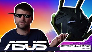 ASUS AXE7800 Triband WiFi 6E Router Review  TechManPat [upl. by Maghutte]